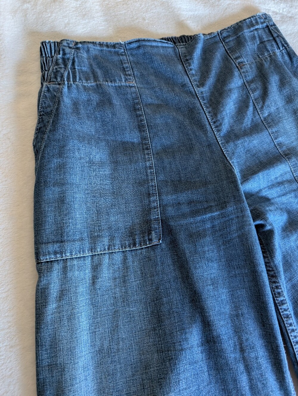 Free People Wide Leg Pull On Pants